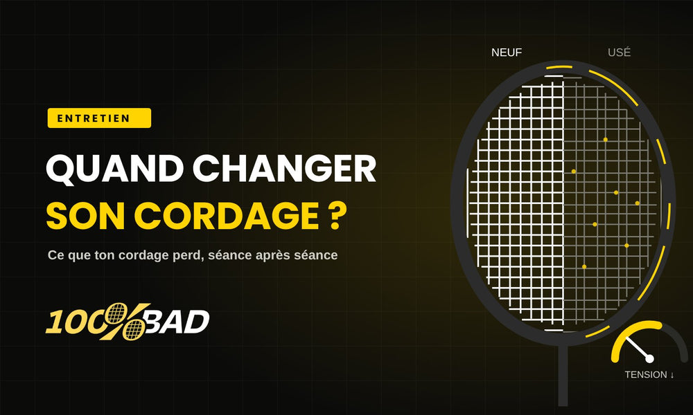 Quand changer son cordage de badminton ?