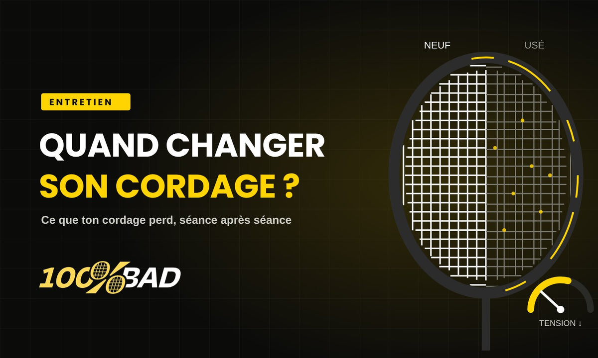 Quand changer son cordage de badminton ?