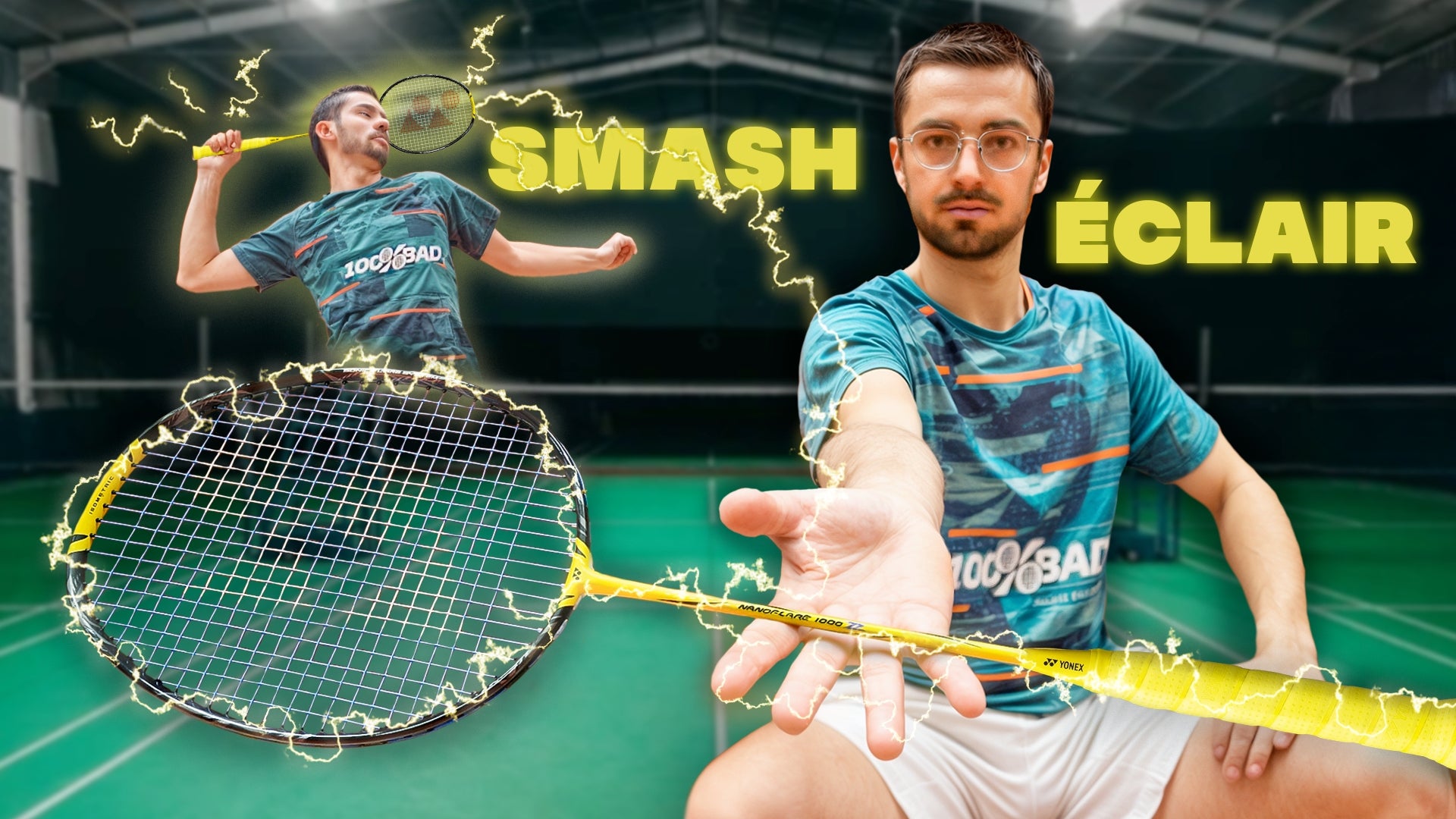 Charger la vidéo : raquettes badminton yonex nanoflare